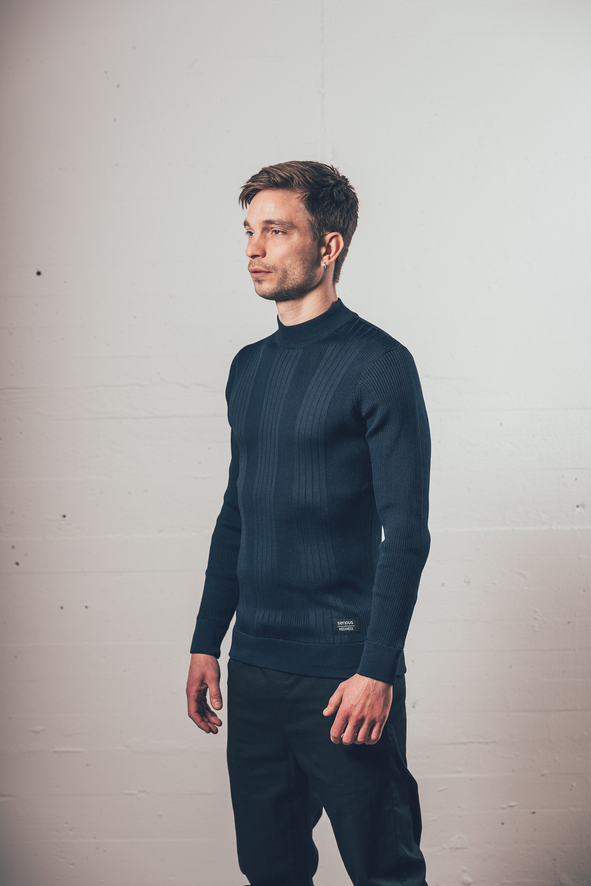 Serious Mockneck - navy – Bild 2