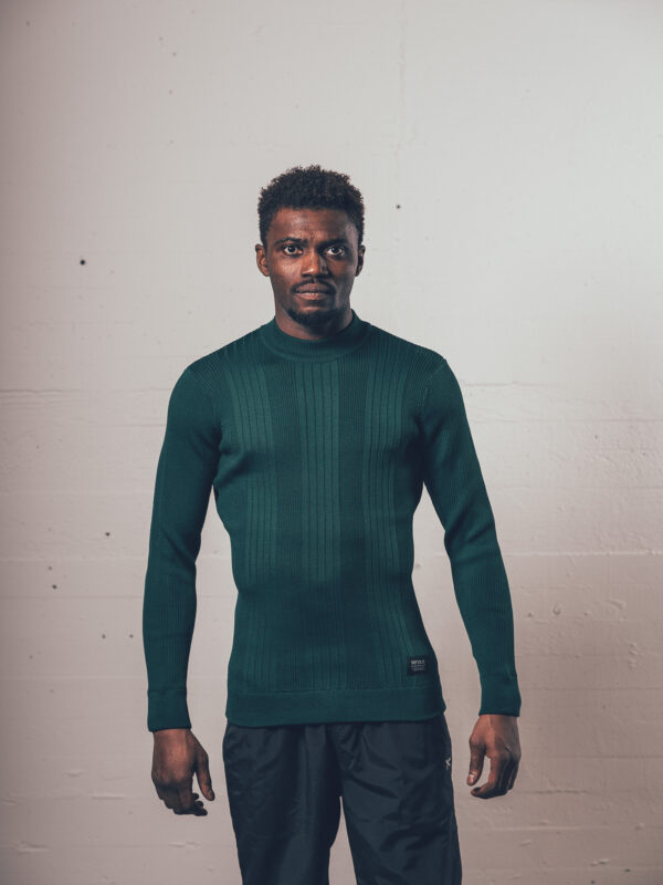 Serious Mockneck | Dark Green