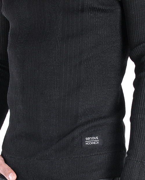 Serious Mockneck | Black – Bild 3
