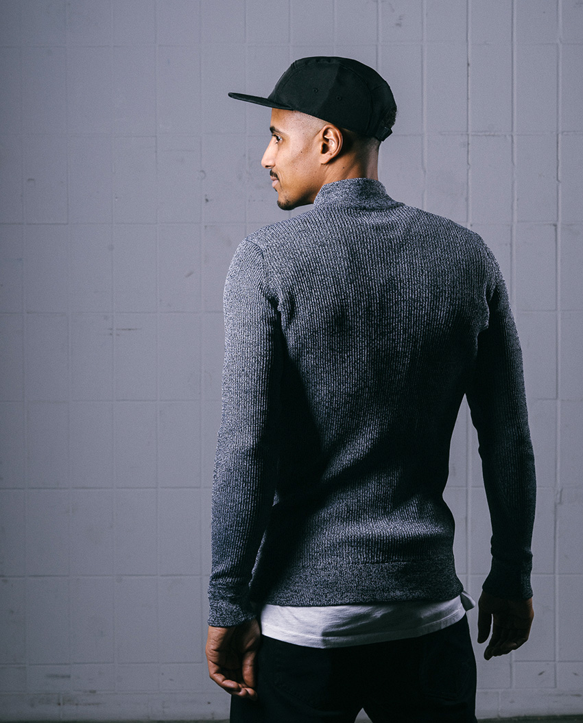 Serious Mockneck | Heather Grey – Bild 4