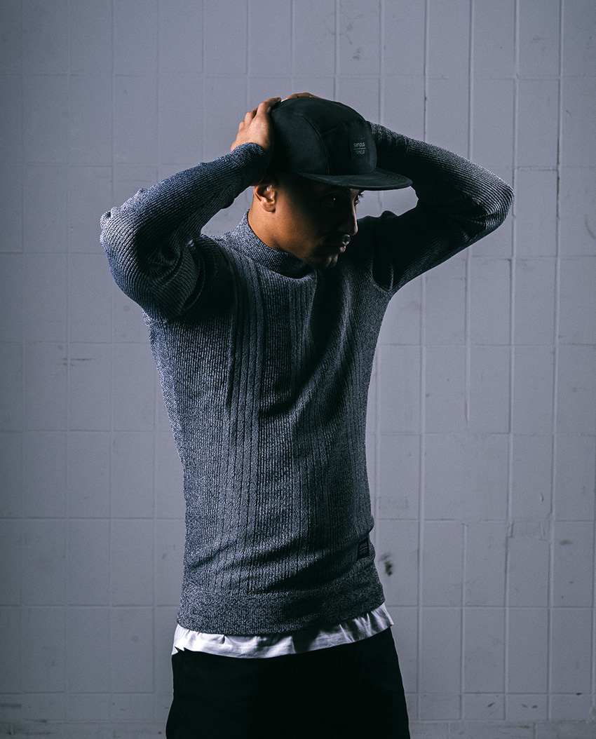 Serious Mockneck | Heather Grey – Bild 3